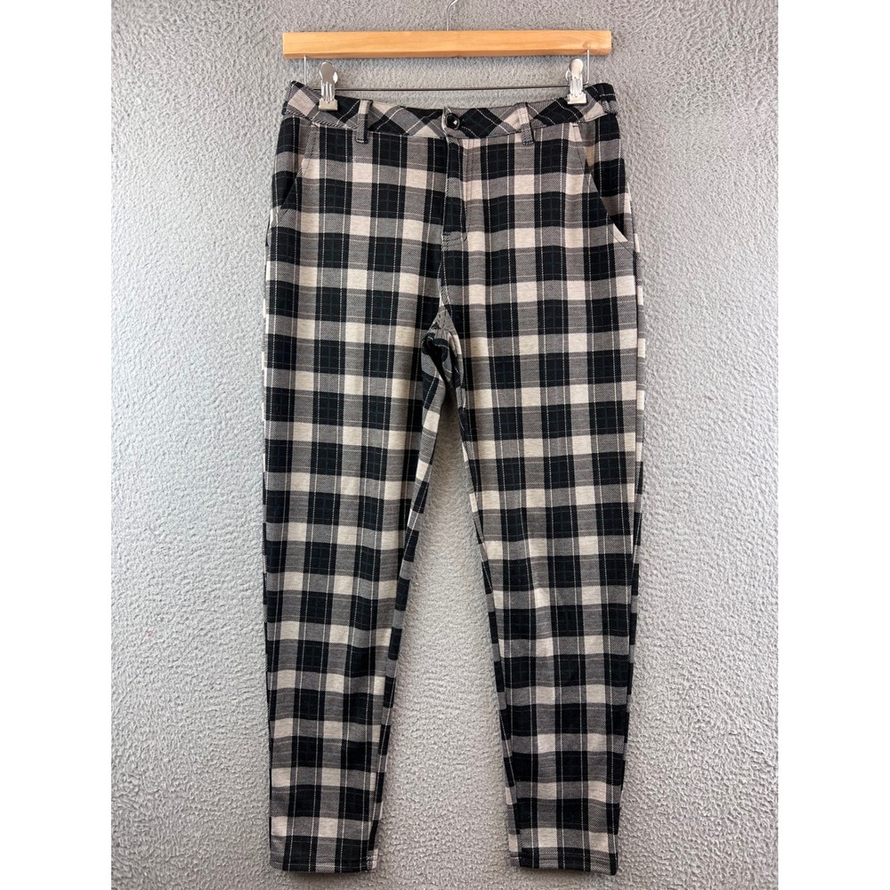 YOUNGLA Mens Plaid Checkered Dress Pants Trousers, Size 34x30, Casual,‎ Modern